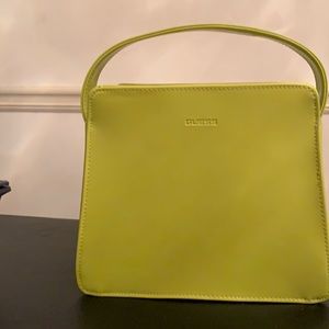 Guess lime green purse
